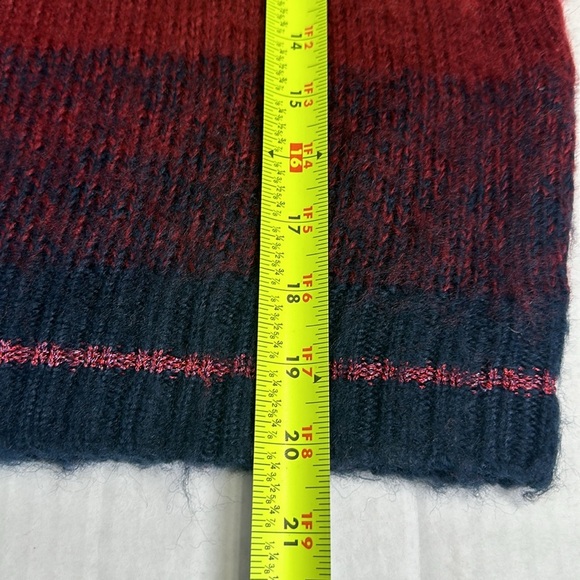 American Eagle Women’s Size Medium Ombre Chunky Knittedd Mock Neck Sweater - Picture 9 of 11